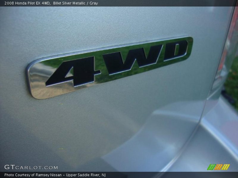 Billet Silver Metallic / Gray 2008 Honda Pilot EX 4WD