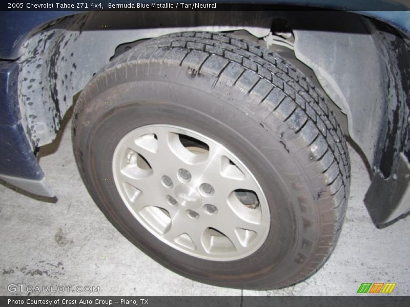 Bermuda Blue Metallic / Tan/Neutral 2005 Chevrolet Tahoe Z71 4x4