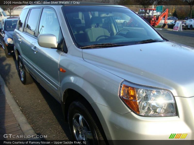 Billet Silver Metallic / Gray 2008 Honda Pilot EX 4WD