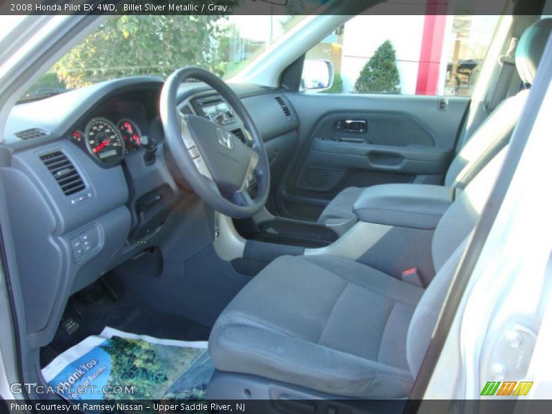 Billet Silver Metallic / Gray 2008 Honda Pilot EX 4WD