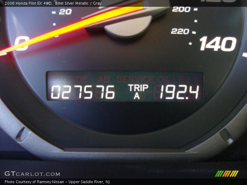 Billet Silver Metallic / Gray 2008 Honda Pilot EX 4WD