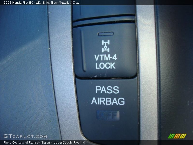 Billet Silver Metallic / Gray 2008 Honda Pilot EX 4WD