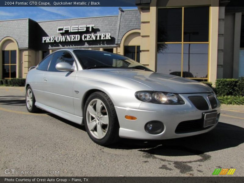 Quicksilver Metallic / Black 2004 Pontiac GTO Coupe