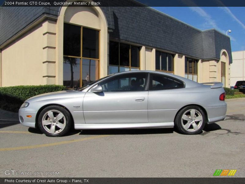 Quicksilver Metallic / Black 2004 Pontiac GTO Coupe