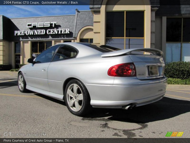 Quicksilver Metallic / Black 2004 Pontiac GTO Coupe