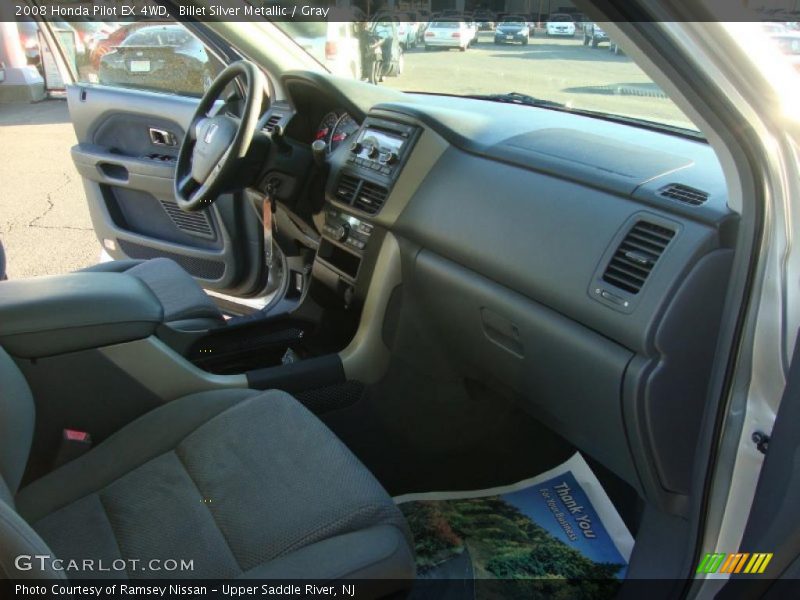 Billet Silver Metallic / Gray 2008 Honda Pilot EX 4WD