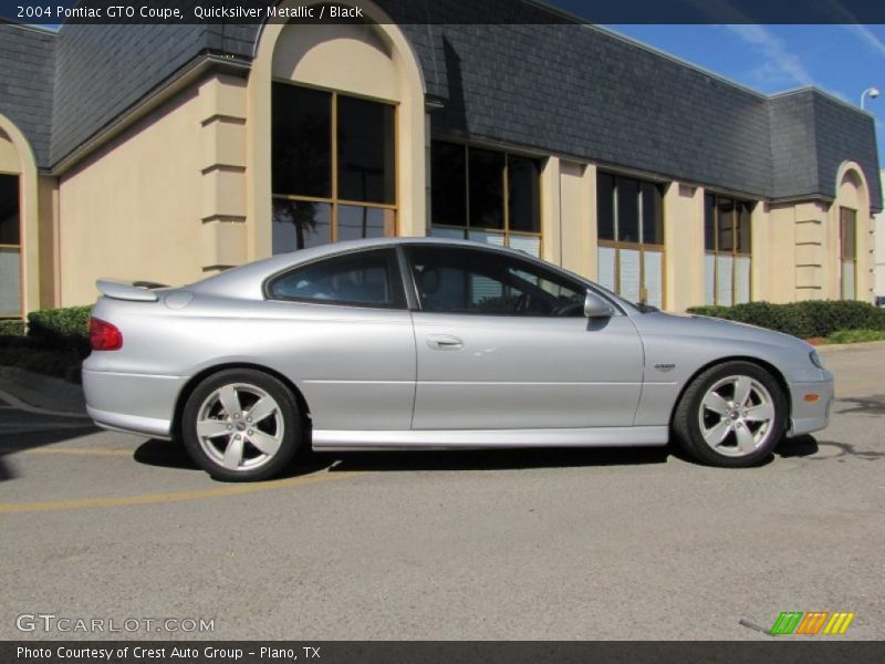 Quicksilver Metallic / Black 2004 Pontiac GTO Coupe