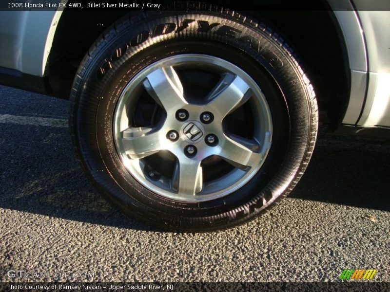 Billet Silver Metallic / Gray 2008 Honda Pilot EX 4WD