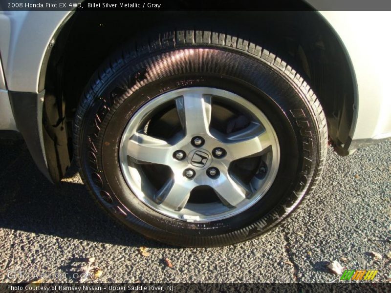 Billet Silver Metallic / Gray 2008 Honda Pilot EX 4WD