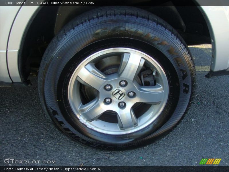 Billet Silver Metallic / Gray 2008 Honda Pilot EX 4WD
