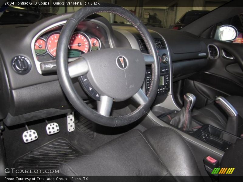 Quicksilver Metallic / Black 2004 Pontiac GTO Coupe