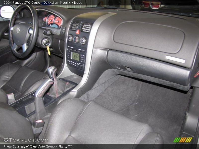 Quicksilver Metallic / Black 2004 Pontiac GTO Coupe