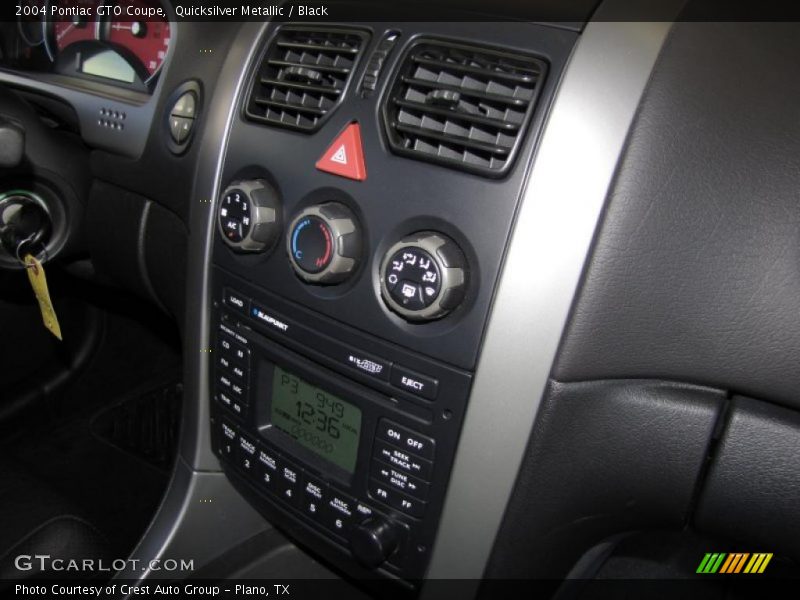 Quicksilver Metallic / Black 2004 Pontiac GTO Coupe