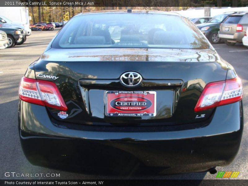 Spruce Green Mica / Ash 2011 Toyota Camry LE