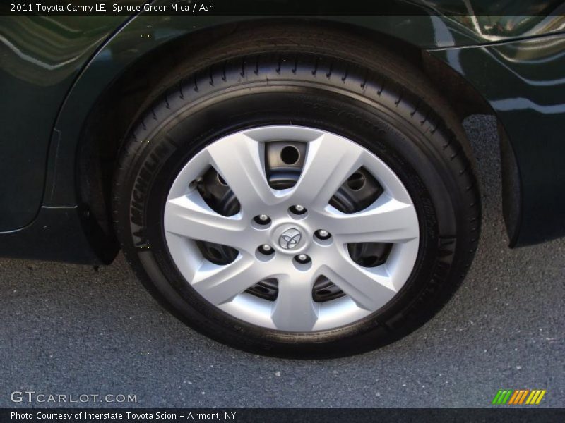 Spruce Green Mica / Ash 2011 Toyota Camry LE