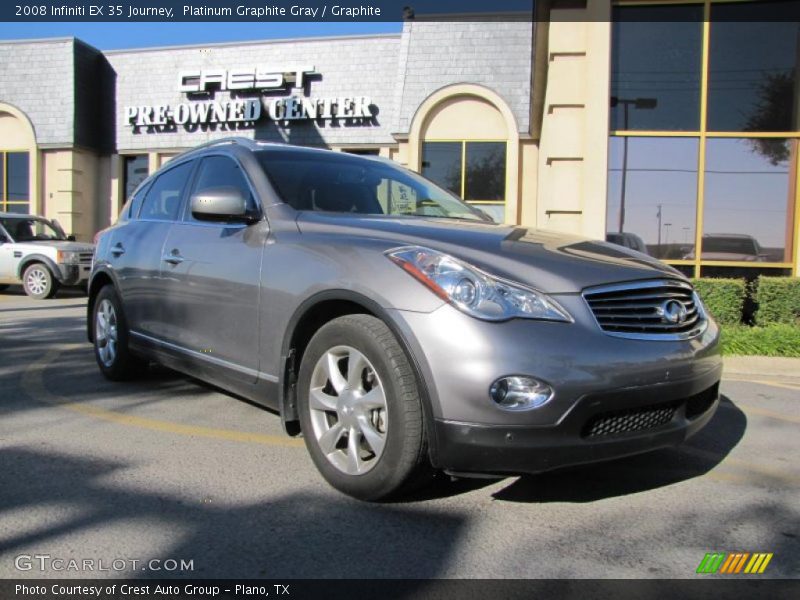 Platinum Graphite Gray / Graphite 2008 Infiniti EX 35 Journey