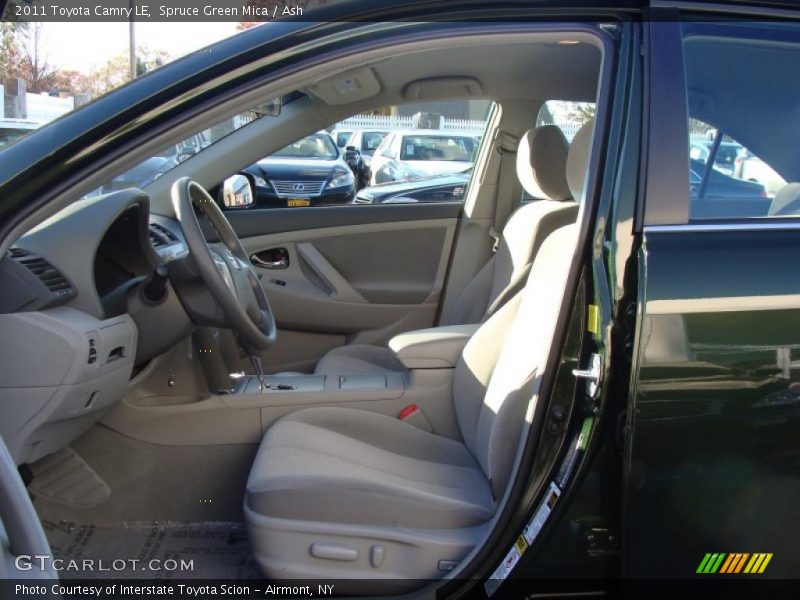 Spruce Green Mica / Ash 2011 Toyota Camry LE