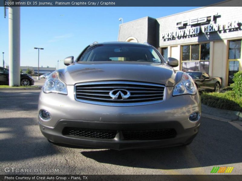Platinum Graphite Gray / Graphite 2008 Infiniti EX 35 Journey