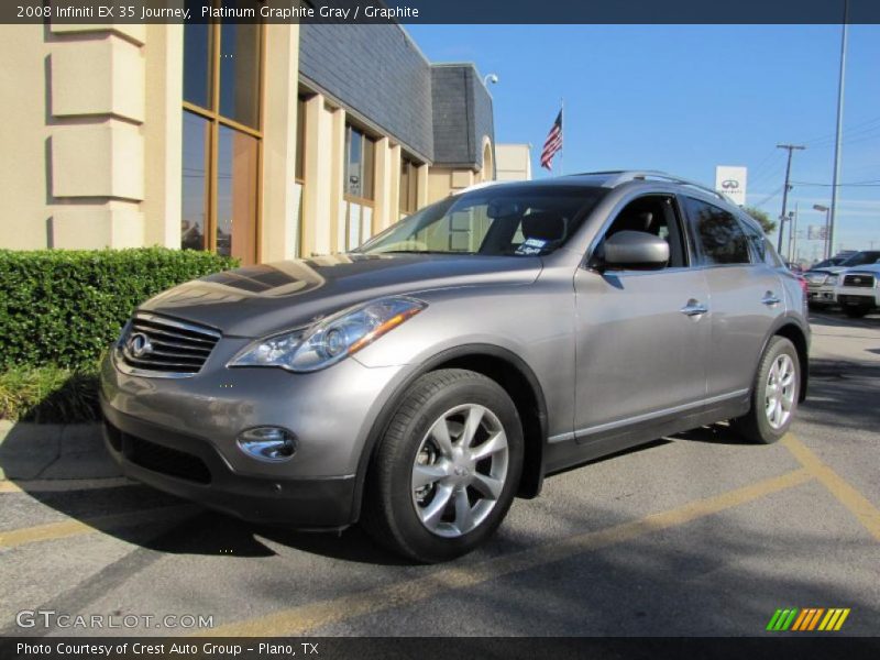 Platinum Graphite Gray / Graphite 2008 Infiniti EX 35 Journey