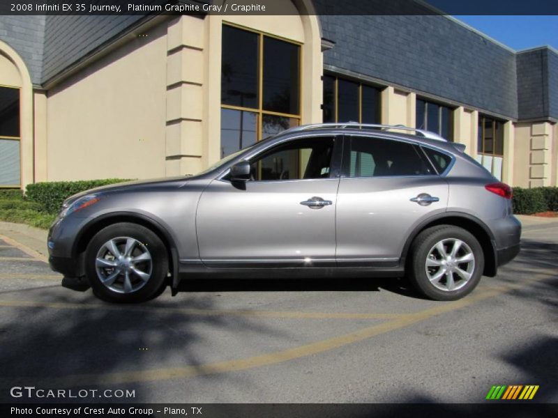 Platinum Graphite Gray / Graphite 2008 Infiniti EX 35 Journey