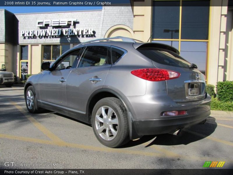 Platinum Graphite Gray / Graphite 2008 Infiniti EX 35 Journey