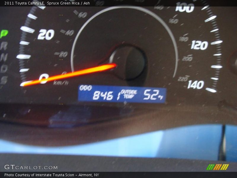 Spruce Green Mica / Ash 2011 Toyota Camry LE