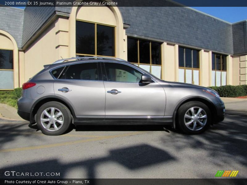 Platinum Graphite Gray / Graphite 2008 Infiniti EX 35 Journey