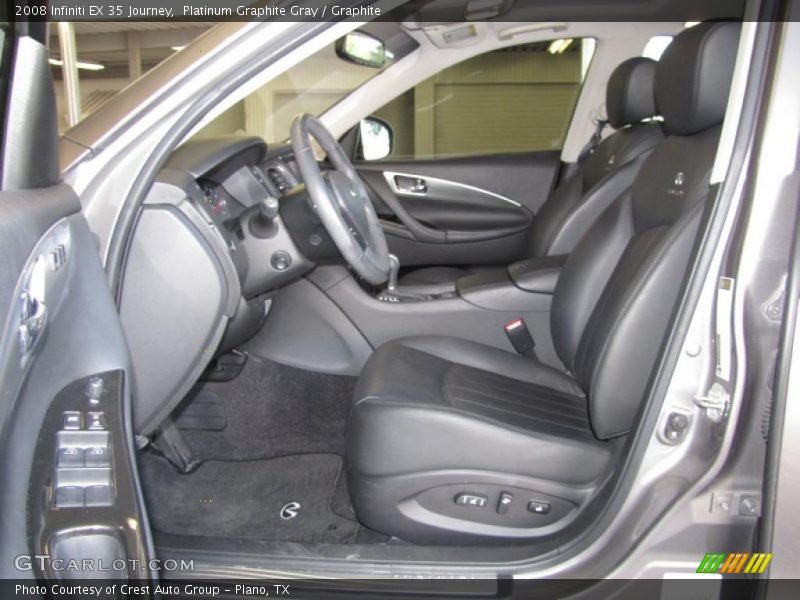 Platinum Graphite Gray / Graphite 2008 Infiniti EX 35 Journey