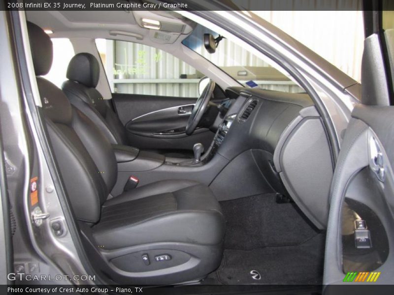 Platinum Graphite Gray / Graphite 2008 Infiniti EX 35 Journey