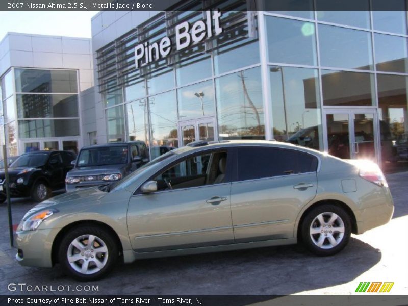 Metallic Jade / Blond 2007 Nissan Altima 2.5 SL