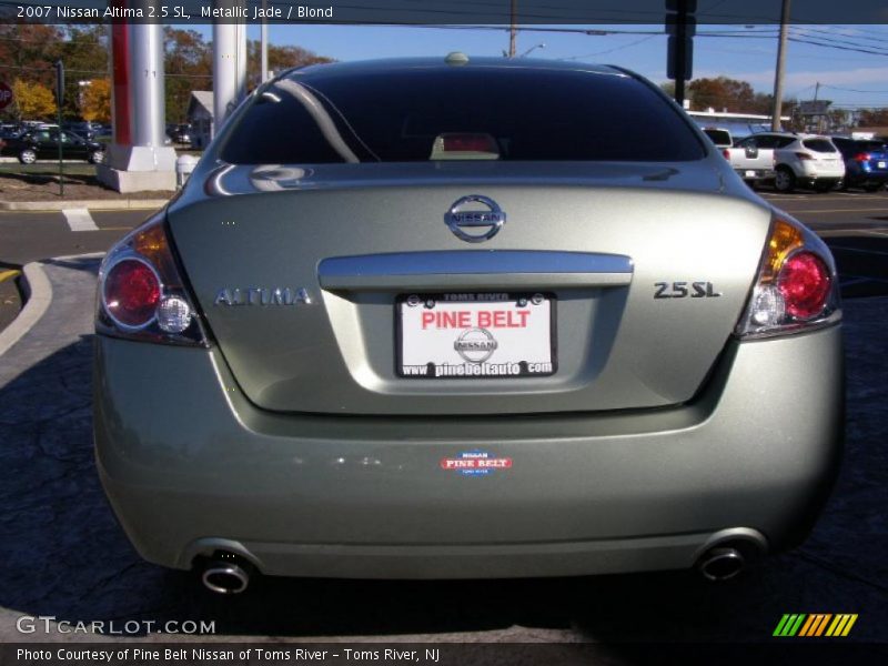 Metallic Jade / Blond 2007 Nissan Altima 2.5 SL