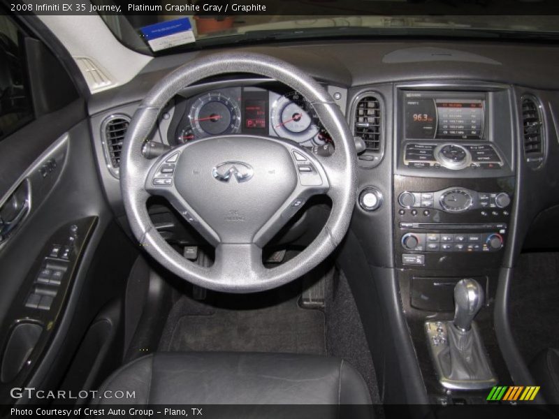 Platinum Graphite Gray / Graphite 2008 Infiniti EX 35 Journey