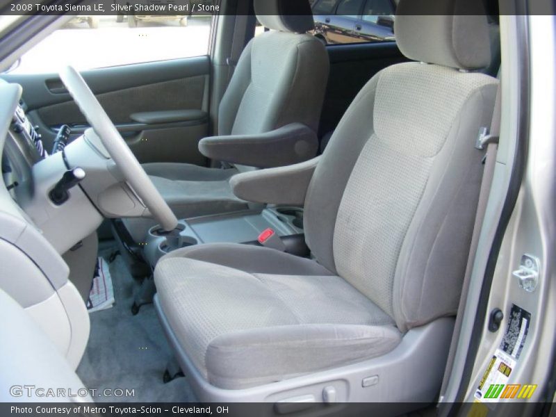 Silver Shadow Pearl / Stone 2008 Toyota Sienna LE