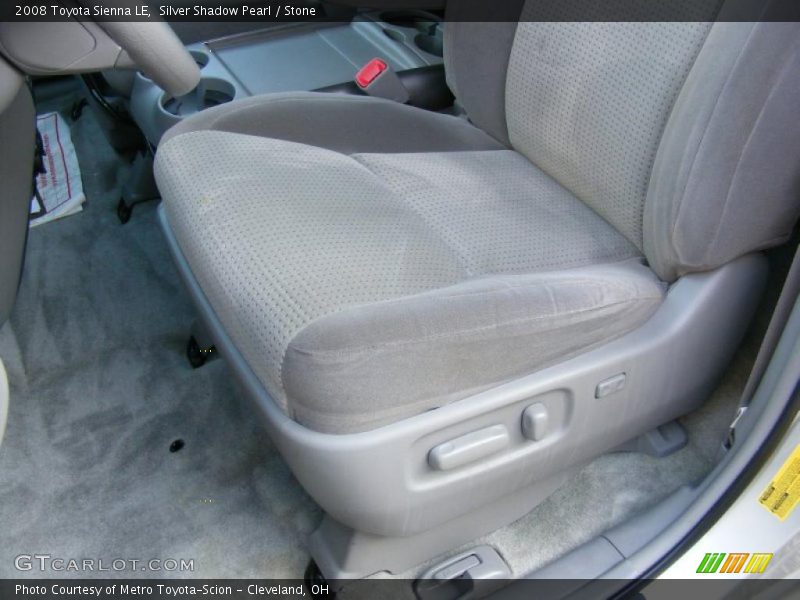 Silver Shadow Pearl / Stone 2008 Toyota Sienna LE