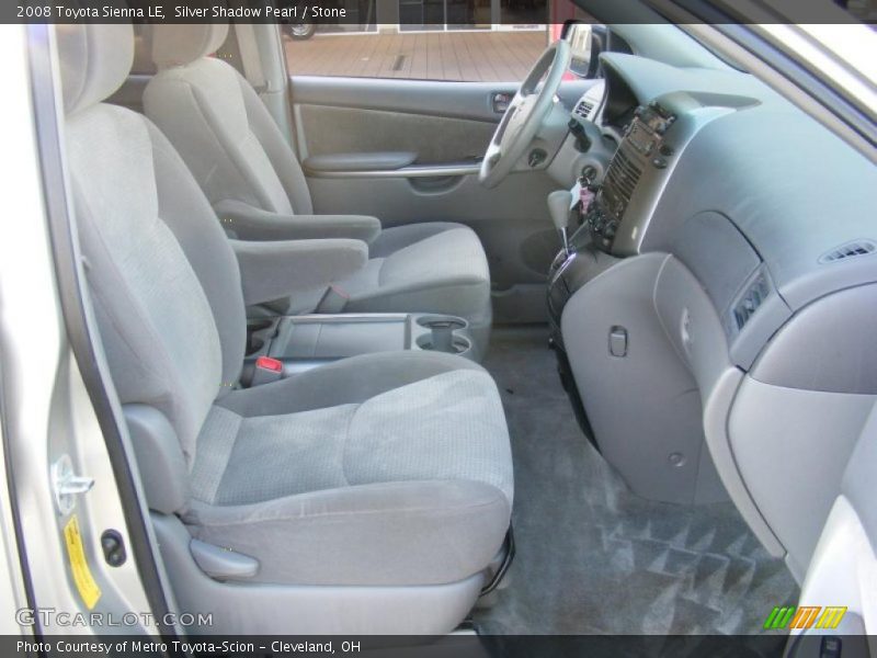 Silver Shadow Pearl / Stone 2008 Toyota Sienna LE