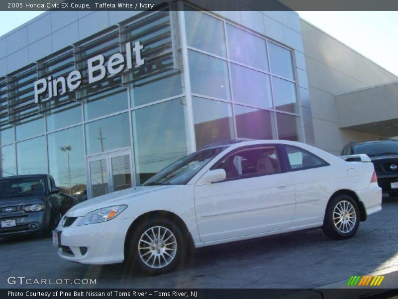 Taffeta White / Ivory 2005 Honda Civic EX Coupe