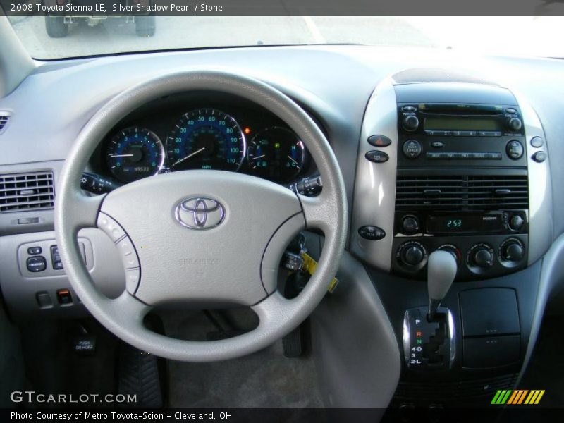Silver Shadow Pearl / Stone 2008 Toyota Sienna LE