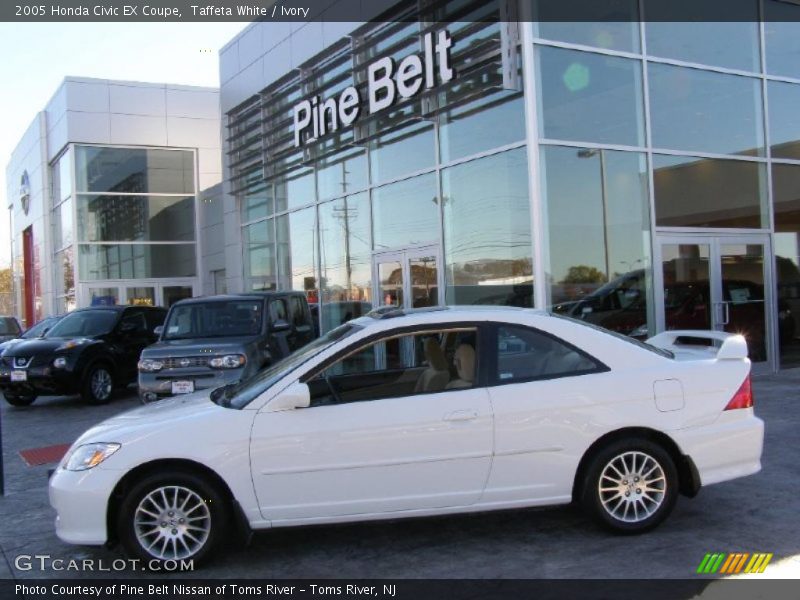 Taffeta White / Ivory 2005 Honda Civic EX Coupe