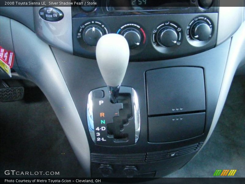 Silver Shadow Pearl / Stone 2008 Toyota Sienna LE
