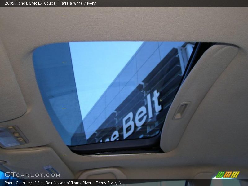 Taffeta White / Ivory 2005 Honda Civic EX Coupe