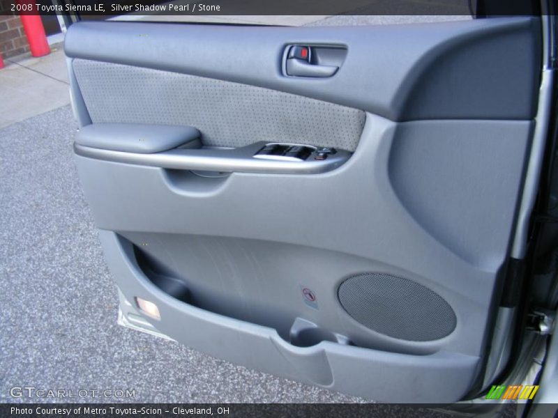 Silver Shadow Pearl / Stone 2008 Toyota Sienna LE