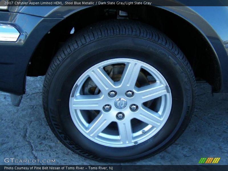 Steel Blue Metallic / Dark Slate Gray/Light Slate Gray 2007 Chrysler Aspen Limited HEMI