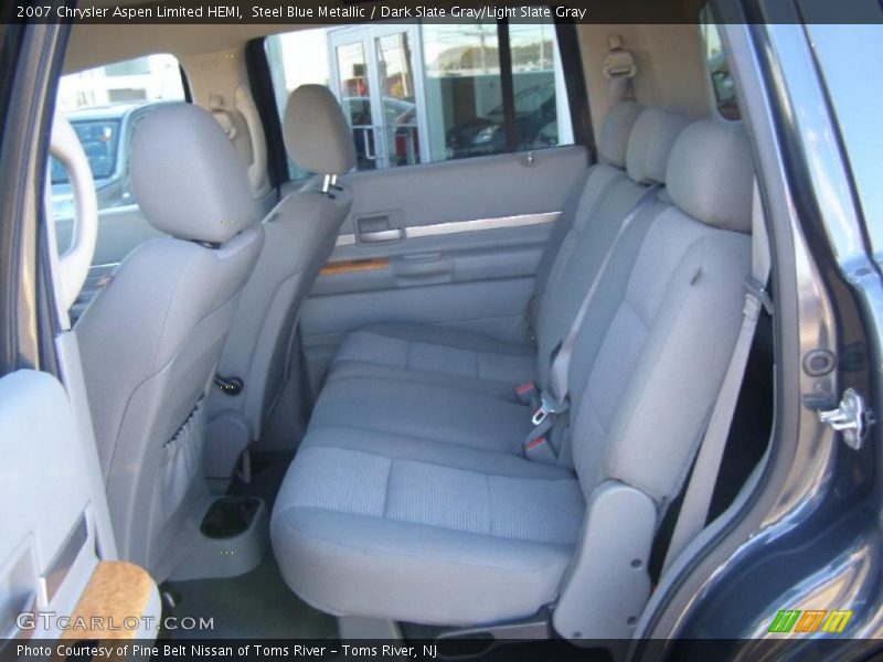 Steel Blue Metallic / Dark Slate Gray/Light Slate Gray 2007 Chrysler Aspen Limited HEMI