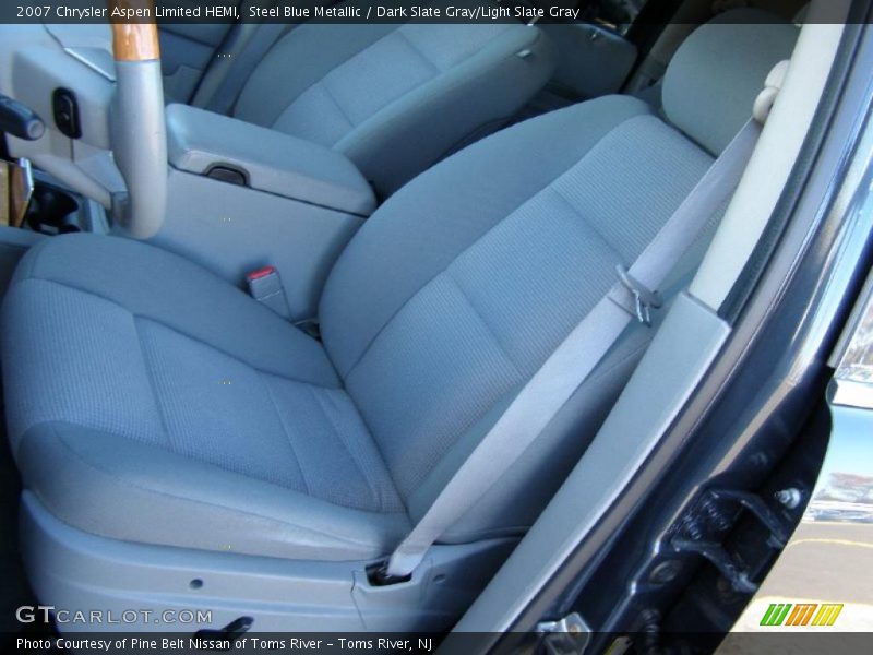 Steel Blue Metallic / Dark Slate Gray/Light Slate Gray 2007 Chrysler Aspen Limited HEMI
