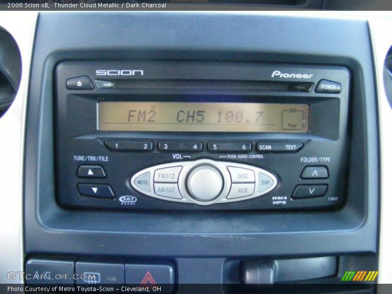 Thunder Cloud Metallic / Dark Charcoal 2006 Scion xB