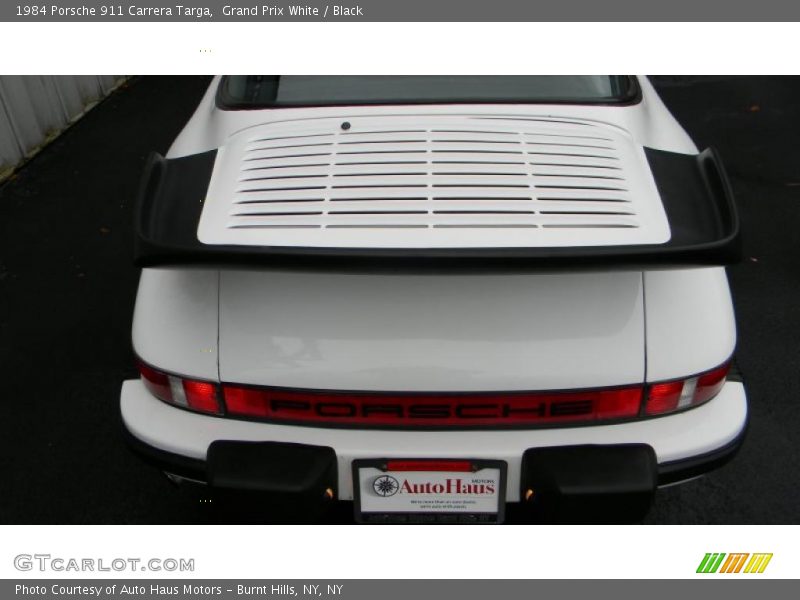 Grand Prix White / Black 1984 Porsche 911 Carrera Targa