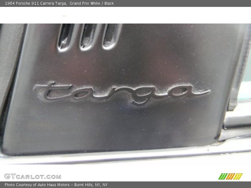 1984 911 Carrera Targa Logo