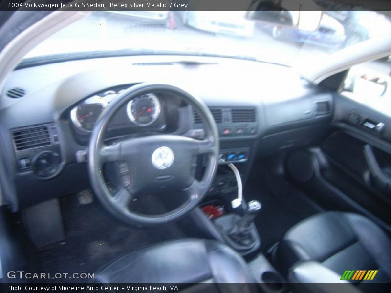 Reflex Silver Metallic / Grey 2004 Volkswagen Jetta GLS Sedan