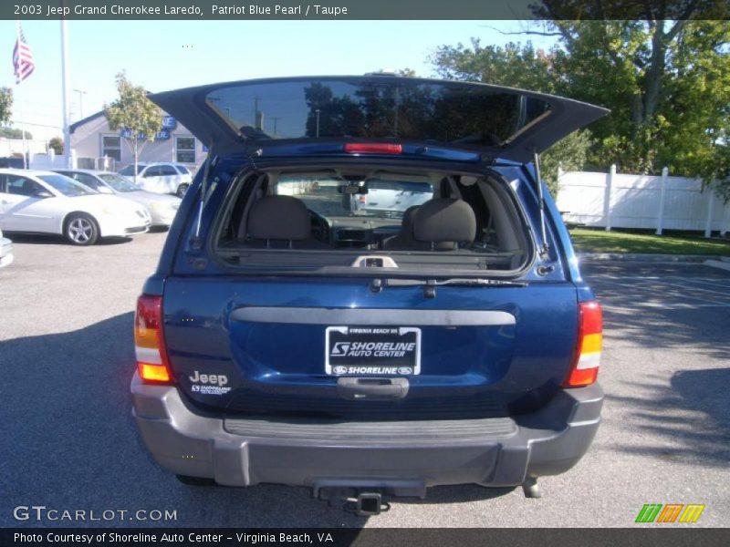 Patriot Blue Pearl / Taupe 2003 Jeep Grand Cherokee Laredo