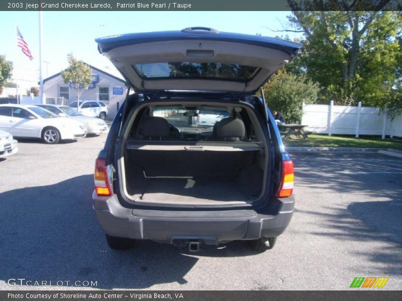 Patriot Blue Pearl / Taupe 2003 Jeep Grand Cherokee Laredo